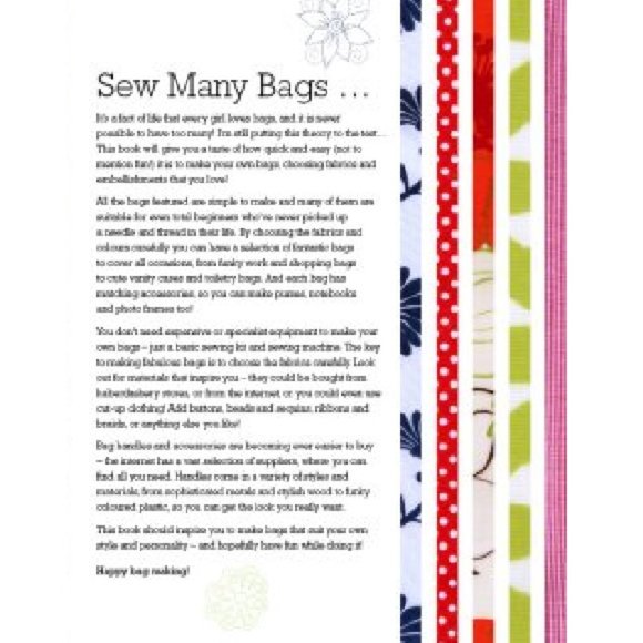 Sew Many Bags, Sew Little Time - Simply Stylish Bags & Accessories Paperback - Picture 6 of 8